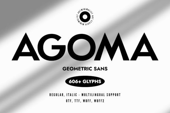Agoma: A Modern Font for Polished Branding