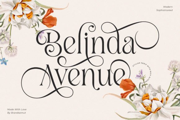 Belinda Avenue: A Serif Font That Elevates Handmade Creations