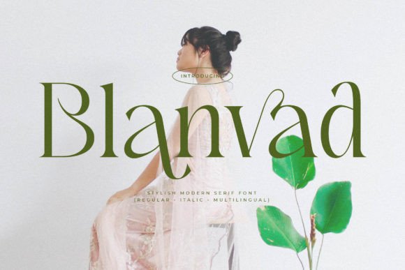 Blanvad: A Serif Font That Elevates Digital Design