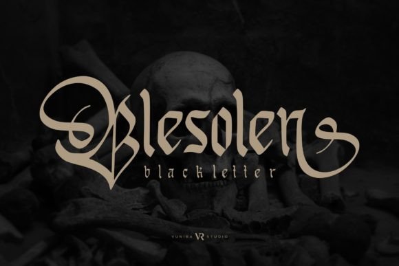 Blesolen: A Bold Blackletter Font for Modern Branding