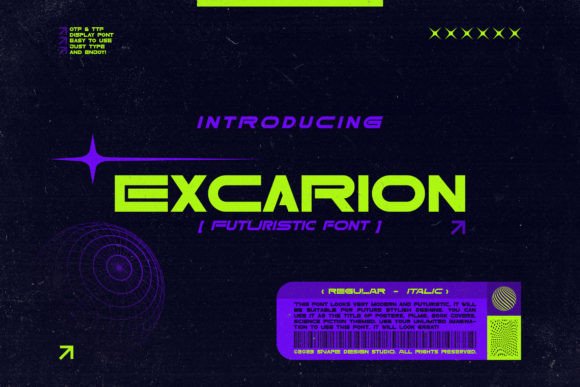 Excarion: A Futuristic Sans Serif Font for Modern Branding
