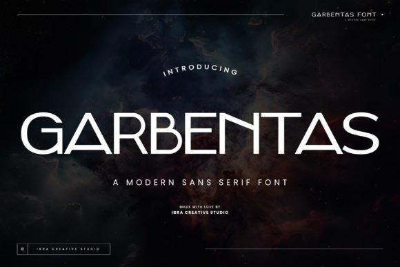 Garbentas: A Modern Sans Serif Font for Branding Projects