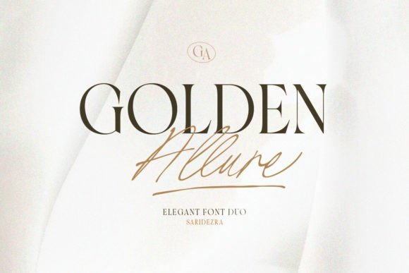 Golden Allure: A Serif Font That Elevates Your Brand