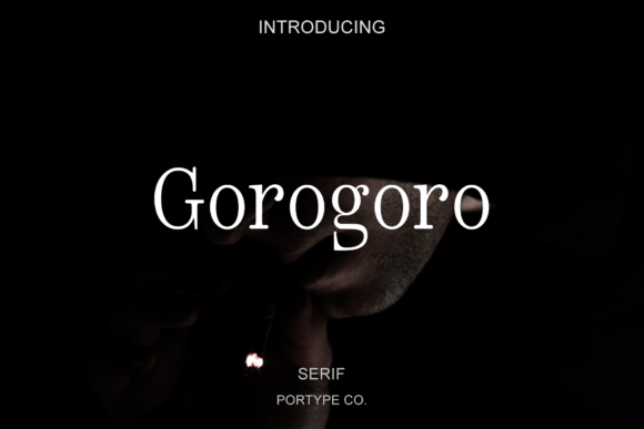 Gorogoro: A Playful Serif Font for Bold Campaigns