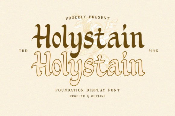 Holystain Font for Web Design