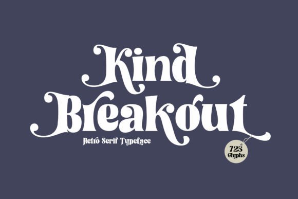 Kind Breakout Font for Modern Editorial Design