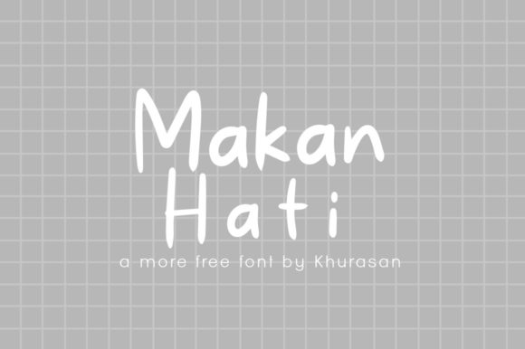 Makan Hati: A Stylish Display Font for Creative Projects
