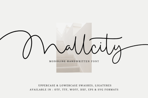 Mallcity: A Sophisticated Script Font for Editorial Elegance
