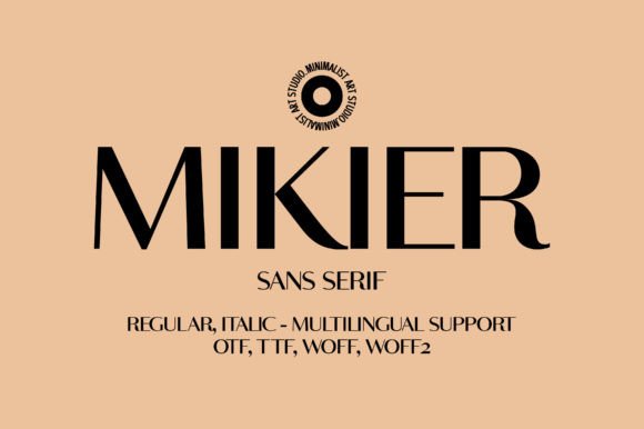 Mikier: A Sophisticated Sans Serif Font for Modern Web Design