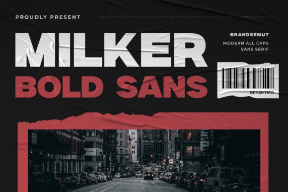 Milker: A Bold Sans Serif Font for Modern Branding