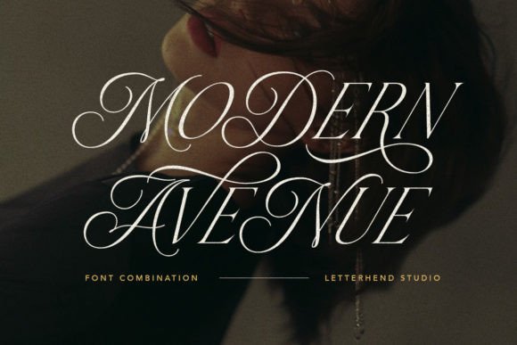 Modern Avenue Font for Digital Marketing and Branding