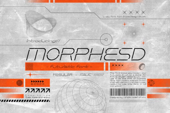 Morphesd: A Futuristic Sans Serif Font for Modern Design