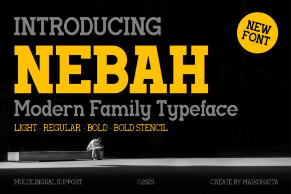 Nebah Serif Font for Handmade Creations