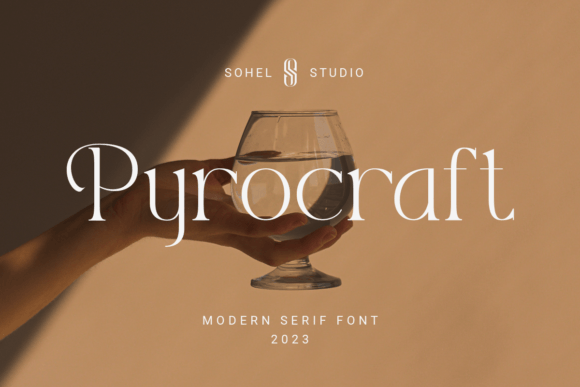 Pyrocraft: A Modern Serif Font for Digital Elegance