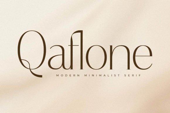 Qaflone: A Serif Font for Timeless Branding