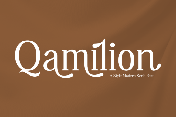 Qamilion: A Serif Font with Timeless Elegance