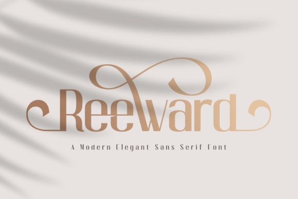 Reeward: A Modern Sans Serif Font for Campaign Design
