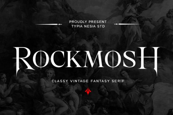 Rockmosh Font for Handmade and Commercial Projects