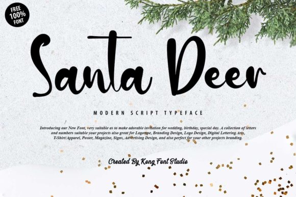Sante Deer Font for Branding and Design