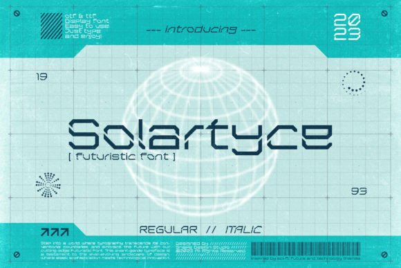 Solartyce Sans Serif Font for Handmade Creations