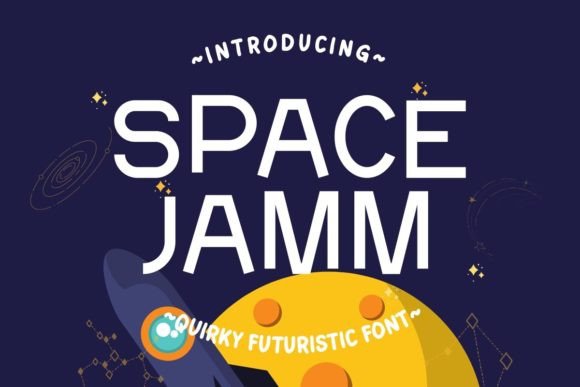 Space Jamm: A Futuristic Sans Serif Font for Web Design