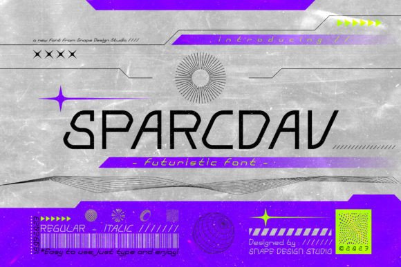 Sparcdav: A Modern Sans Serif Font for Editorial Design