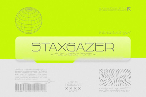 Staxgazer: A Modern Font for a Polished Brand Look