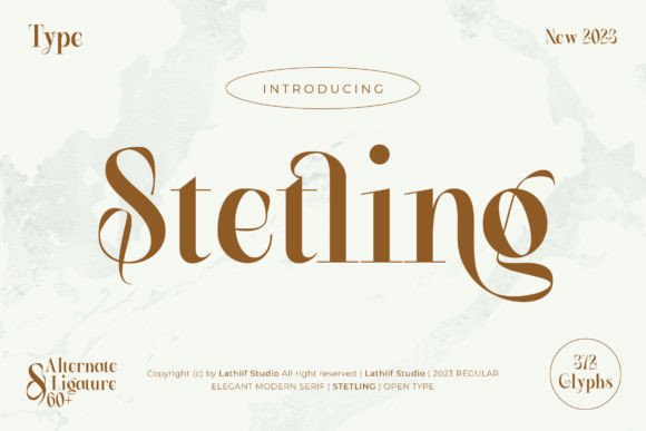 Stetling - Elegant Modern Serif for Digital Design