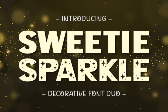 Sweetie Sparkle: A Modern Decorative Font for Editorial Design