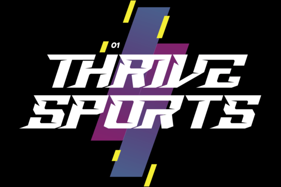 Thrive Sports Font for Modern Editorial Design