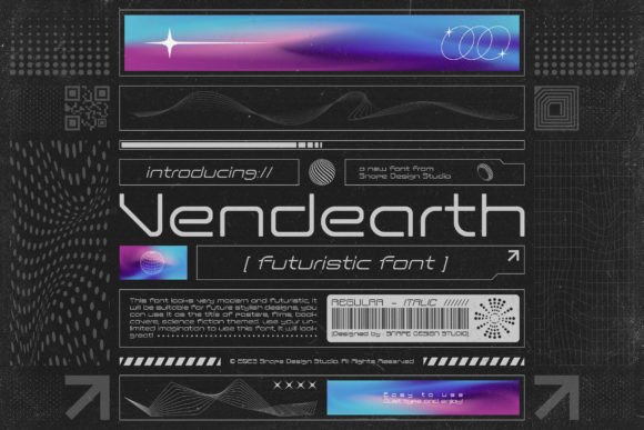 Vendearth: A Futuristic Sans Serif for Modern Editorial Design
